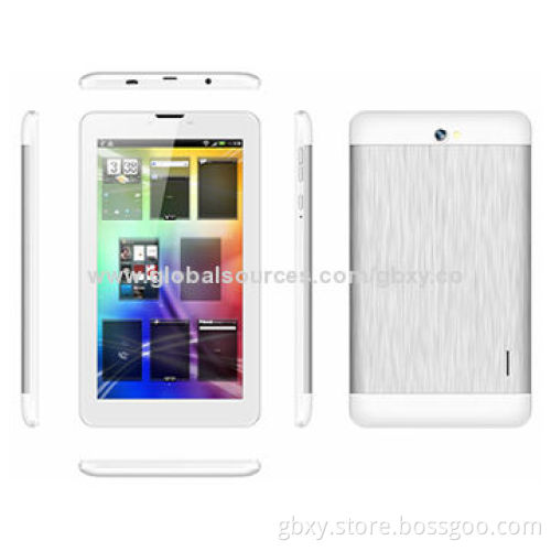 7-inch 3G tablet phone with MTK8312, 800*480 display, BT, Wi-Fi, GPS